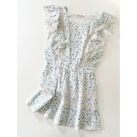 LoveShackFancy Roberta Dress in Bonnet Blue Size Medium - Picture 4 of 10